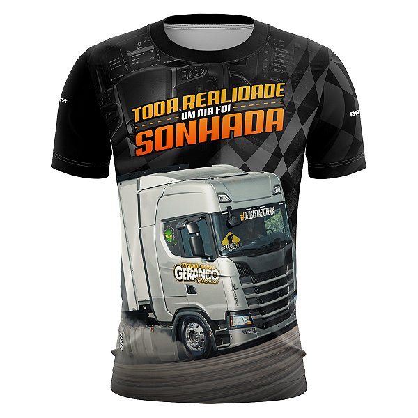 Camiseta Agro Brk Toda Realidade um Dia foi Sonhada com Proteção UV50+