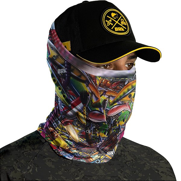 Bandana Black Mask BRK Isca Artificial com Uv50