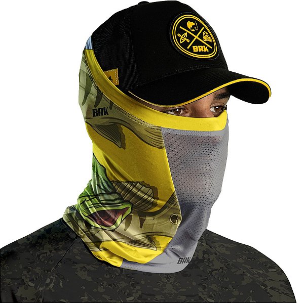 Bandana Black Mask BRK Tucunaré Amarelo com Uv50