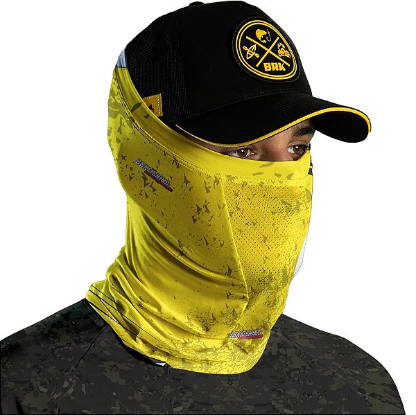 Bandana Black Mask BRK Amarelo com Uv50