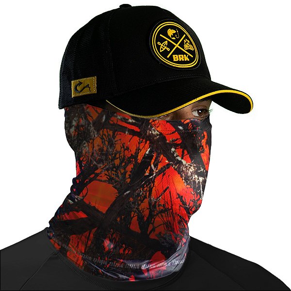 Bandana Tubeneck BRK Real Tree Orange com UV50+
