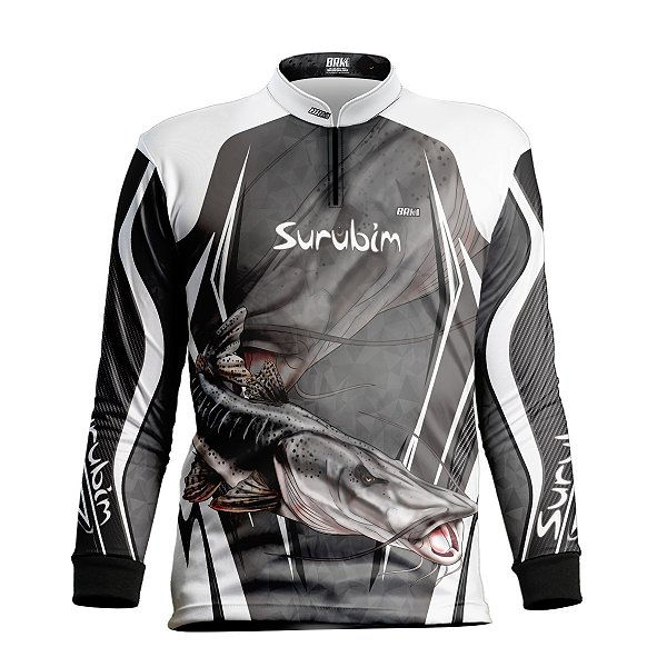 Camisa de Pesca Infantil BRK Pintado Surubim com UV50 +