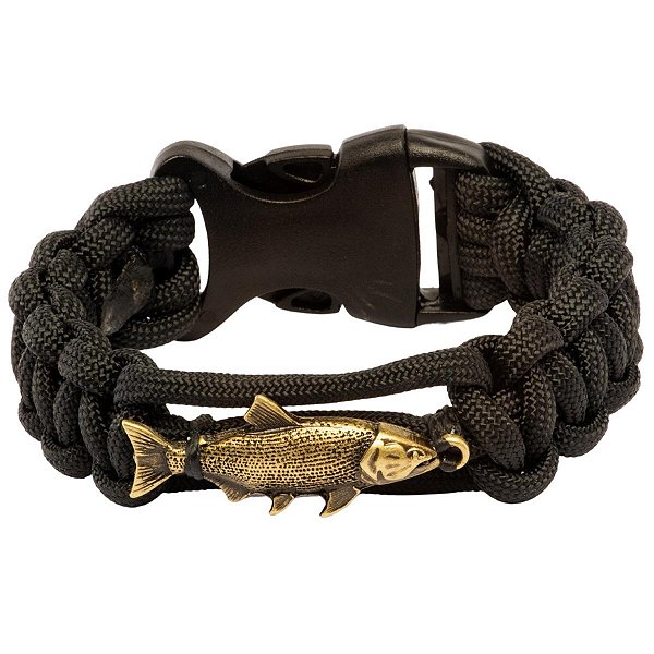 Pulseira Pescador BRK Paracord Dourado