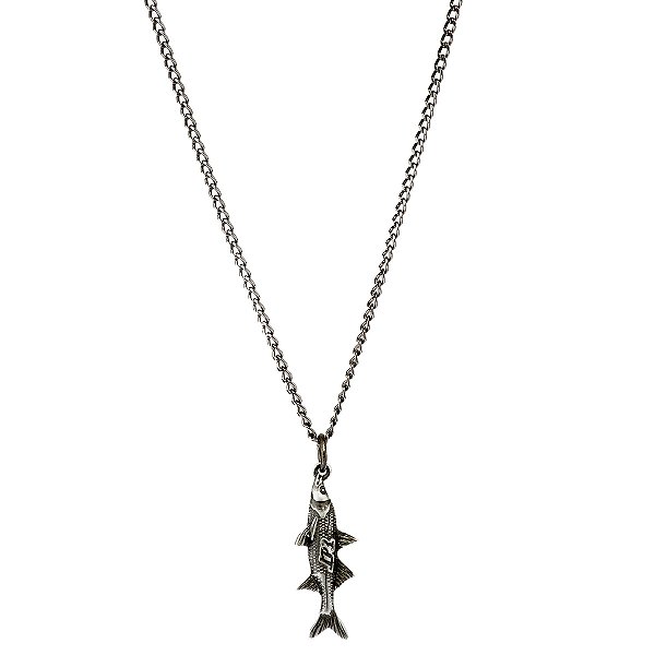 Corrente Masculina Pingente Robalo Pescador Brk