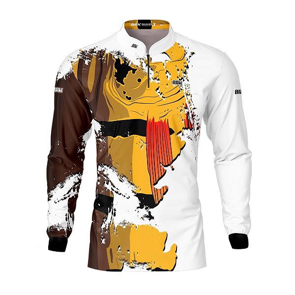 Camisa de Pesca BRK Temensis Scales com UV50 +