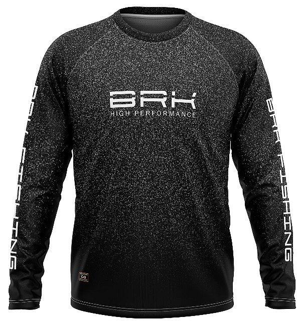 Camisa Raglan BRK Unlimited Black com UV50 +