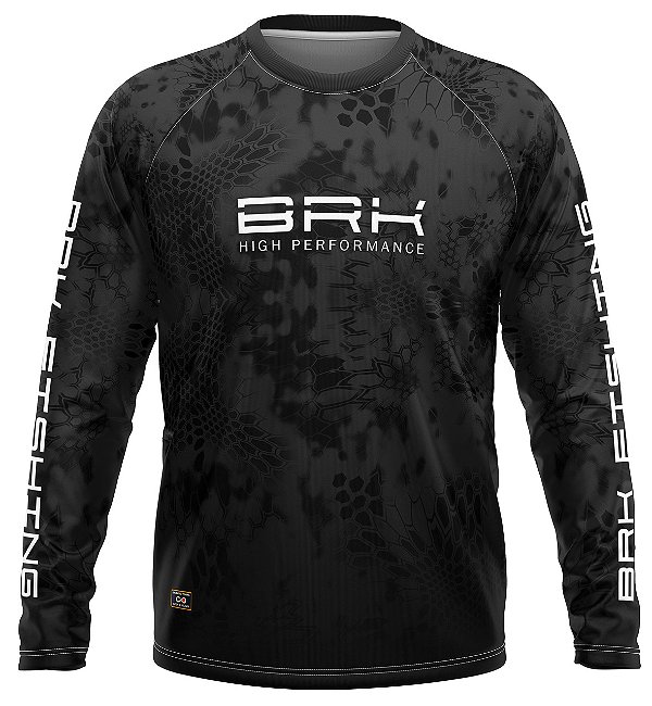 Camisa Raglan BRK Unlimited Gray com UV50 +