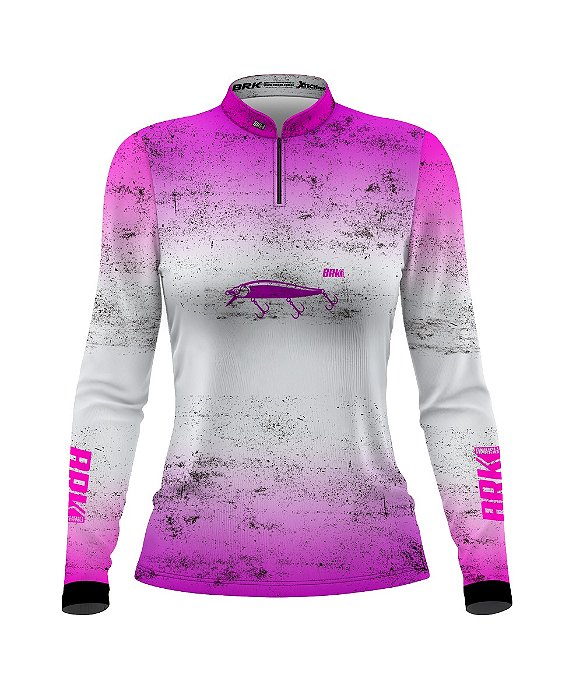 Camisa de Pesca BRK Feminina Isca 2 com UV50 +