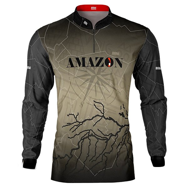 Camisa de Pesca BRK Amazon Cidade Perdida com UV50 +