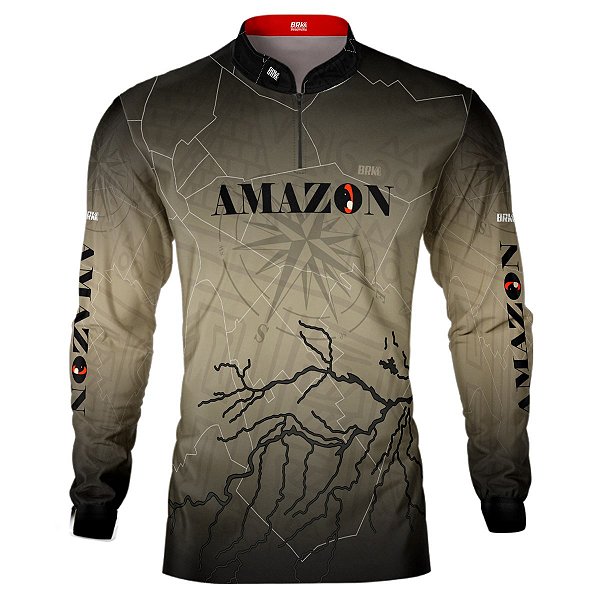 Camisa de Pesca BRK Amazon Cidade Perdida 2 com UV50 +
