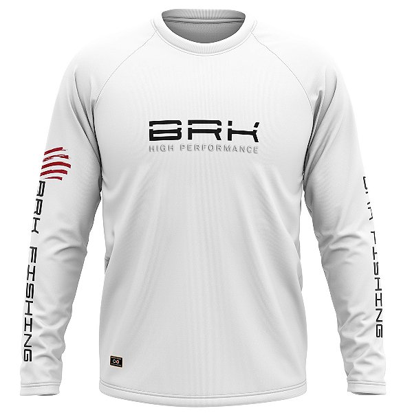 Camisa de Pesca BRK Tuna Estados Unidos com UV50 +