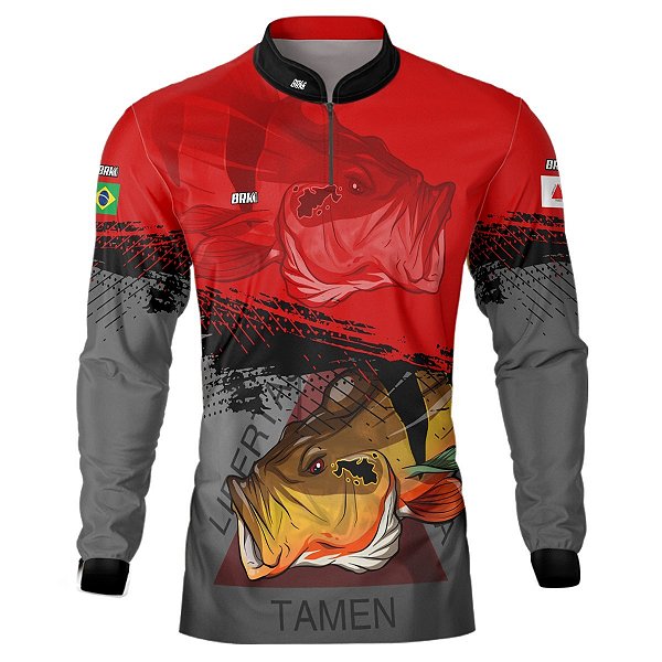 Camisa de Pesca BRK Minas Gerais Tucunaré com UV50 +