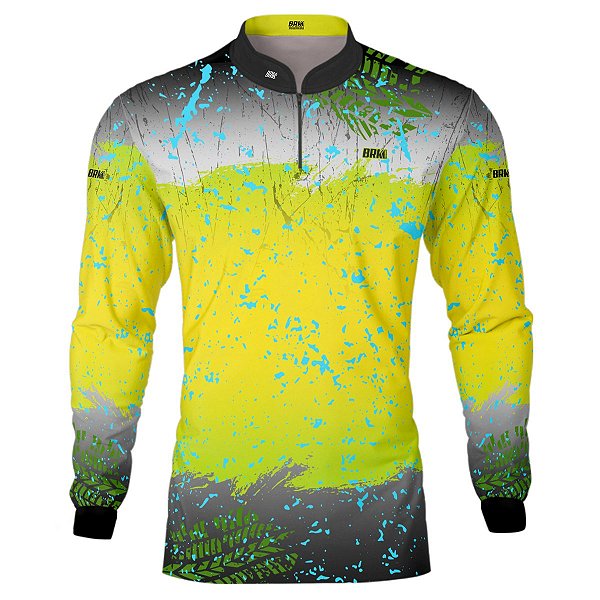 Camisa de Pesca BRK Camuflada Mahi Mahi com UV50 +