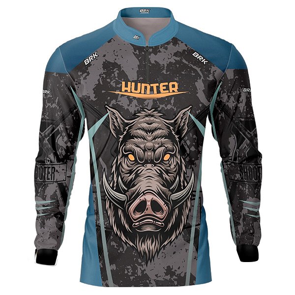 Camisa de Caça BRK  Javali Camuflado com UV50 +