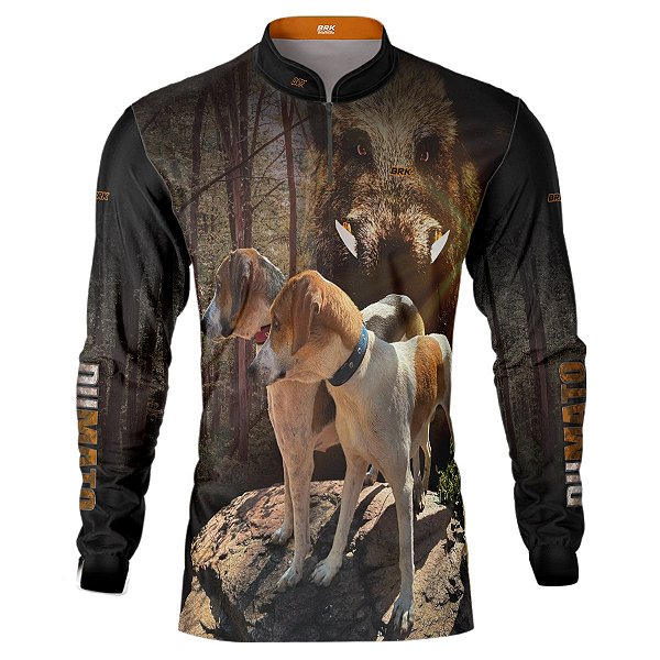 Camisa de Caça BRK Dumato Javali Foxhound Floresta 2 com UV50 +