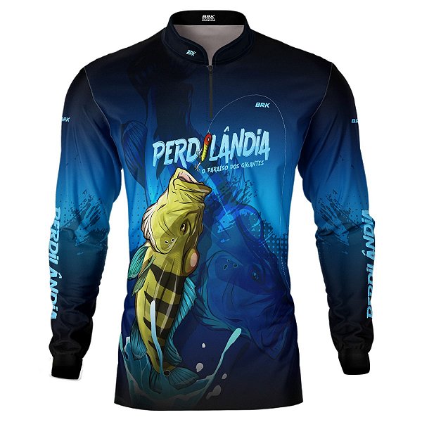 Camisa de Pesca BRK Tucunaré Perdilândia com UV50 +