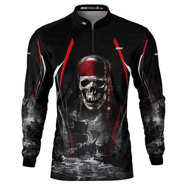 Camisa de Pesca BRK Pirata com UV50 +