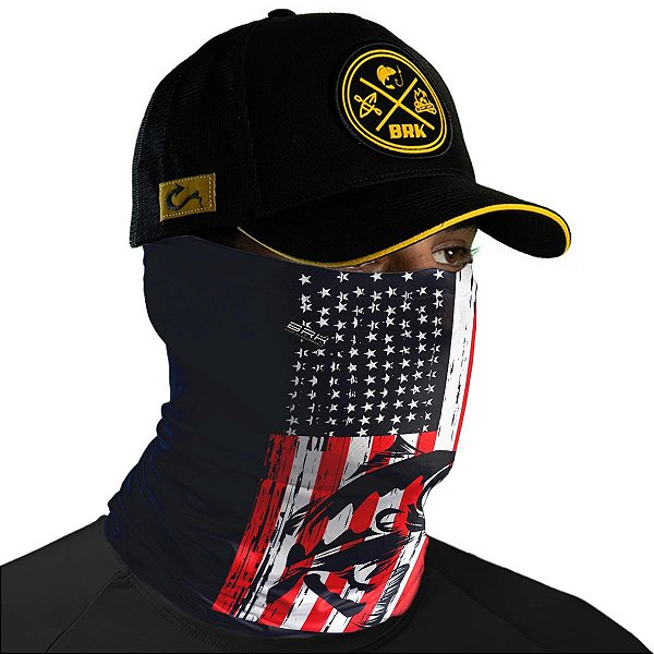 Bandana Tubeneck Brk USA Fishing Com Proteção UV50+