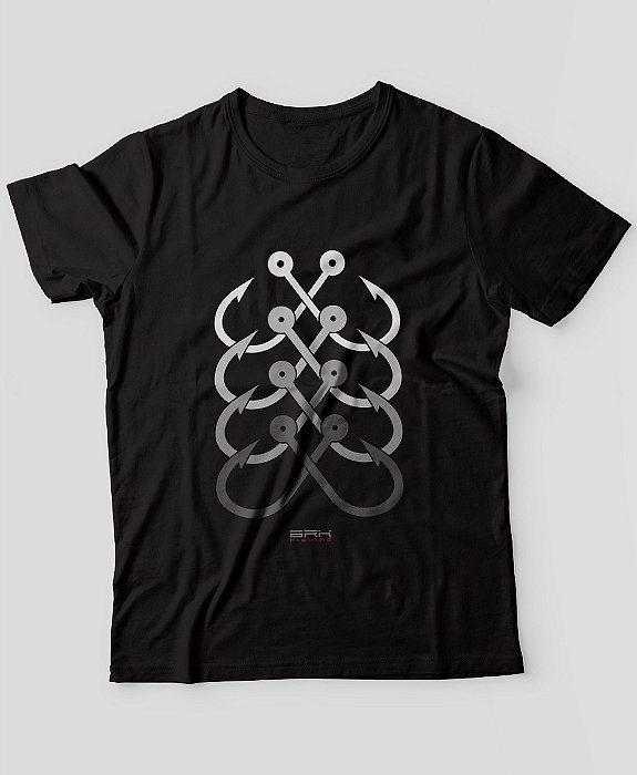 Camiseta BRK Fishing Anzol Algodão Egípcio