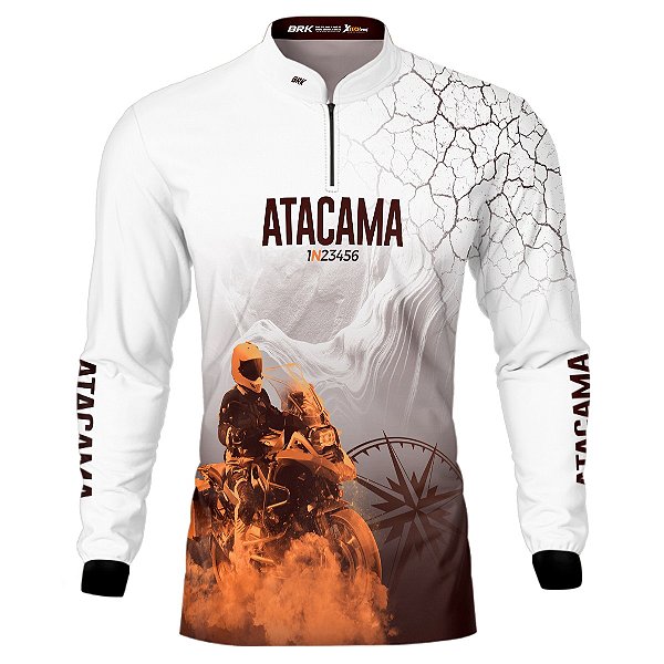 Camisa de Motociclismo Brk Expedição Atacama com Uv50