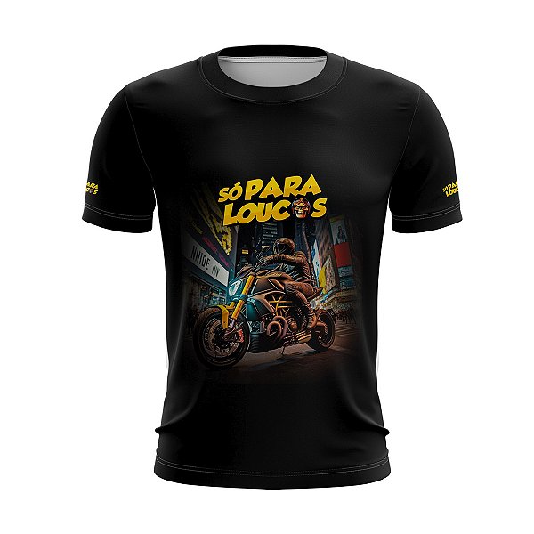 Camiseta de Motociclismo Brk Diavel Nova York Só com Uv50