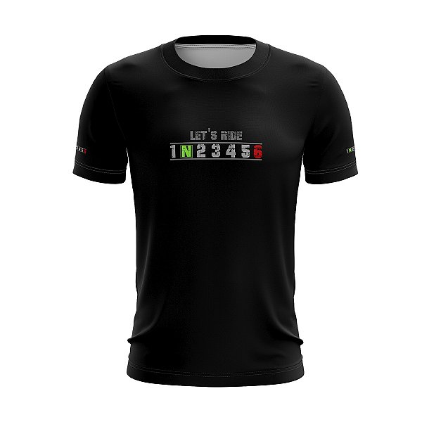 Camiseta Motociclista Brk Let's Ride com Uv50