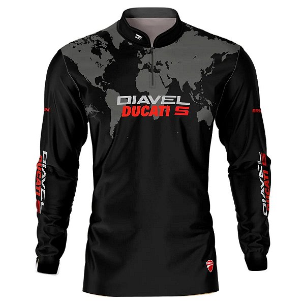 Camisa Motociclista Brk Moto Diavel S com Uv50