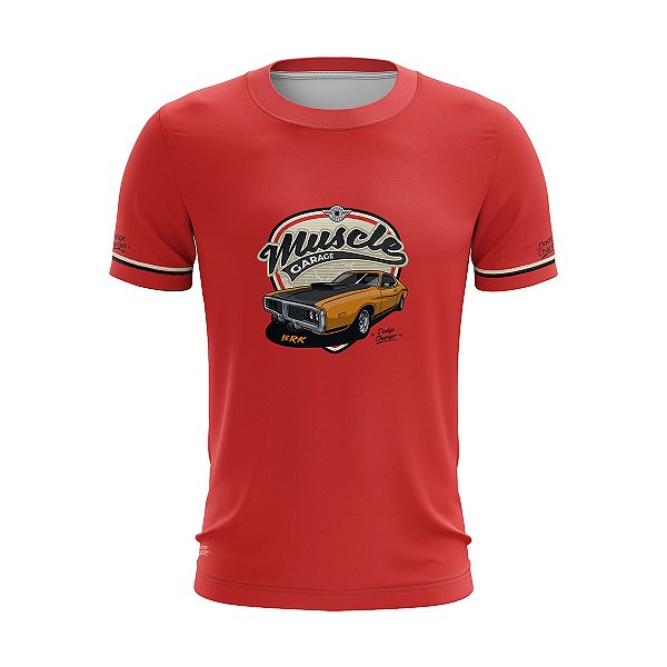 Camiseta Muscle Car Dodge Antigo com UV 50+