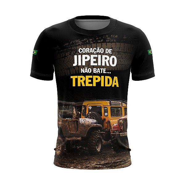 Camiseta Brk Coração de Jipeiro com Uv50