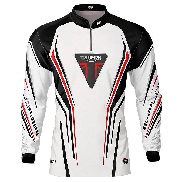 Camisa Motociclista Brk Triumph Explorer com Uv50