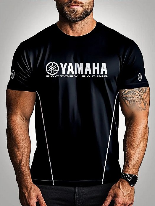 Camiseta Motociclista Brk Yamaha 01 com Uv50