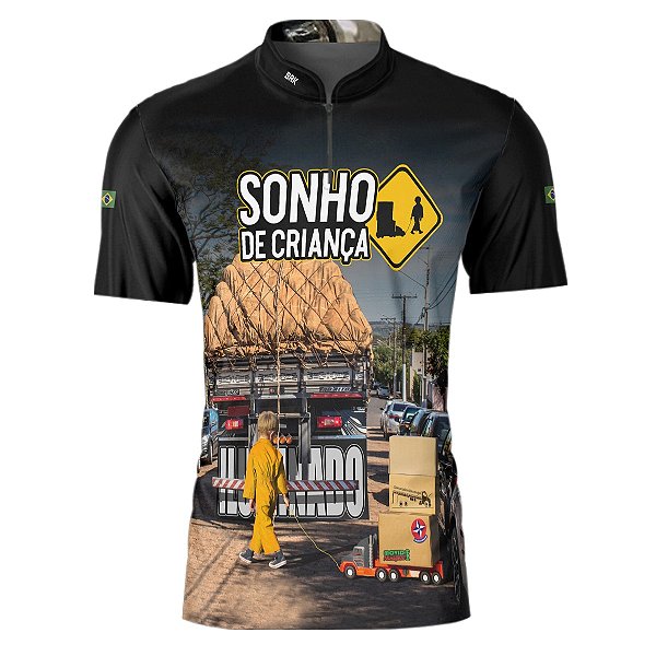 Camiseta de Caminhão Brk Sonho de Criança com Uv50