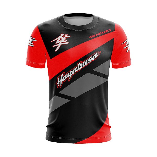Camiseta Hayabusa Casual 02 Brk Motociclismo Tecido Dry com UV 50+