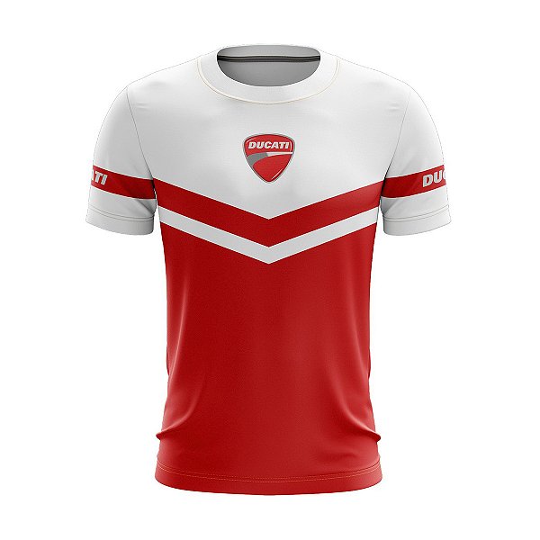 Camiseta Ducati Casual 01 Brk Motociclismo Tecido Dry com UV 50+