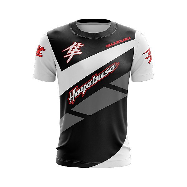 Camiseta Hayabusa Casual 03 Brk Motociclismo Tecido Dry com UV 50+