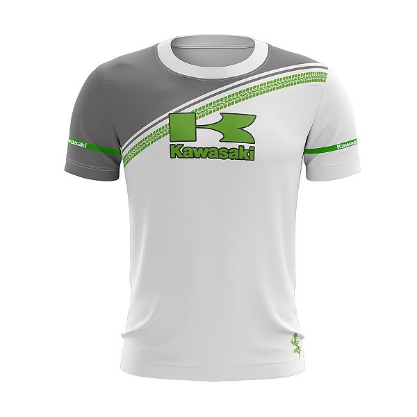 Camiseta Motociclista Brk Motociclista Kawasaki com UV50+