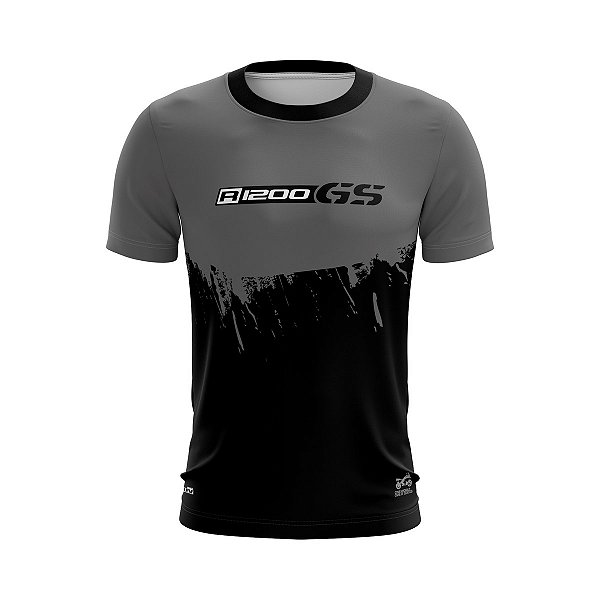 Camisetas BMW GS 1200 Black Casual Motociclismo com UV 50+