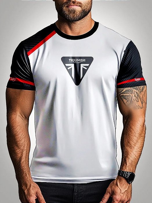 Camiseta Triumph Casual 02 Brk Motociclismo com UV 50+