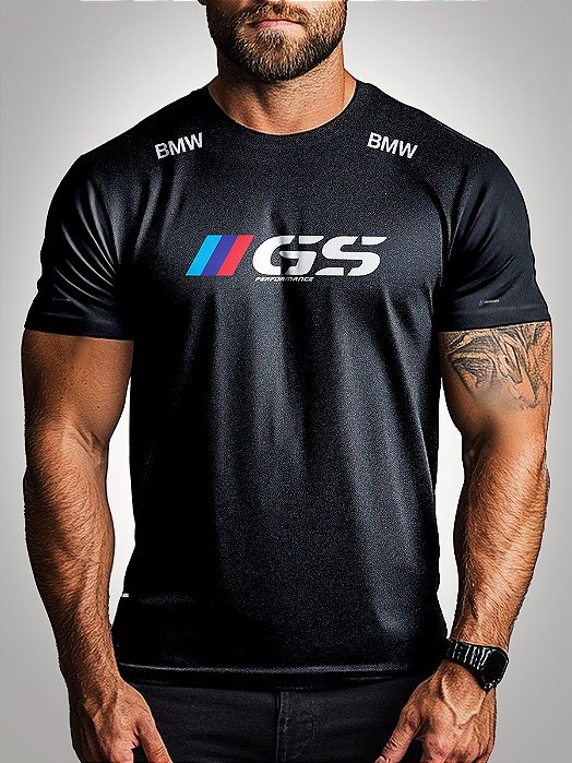 Camiseta Motociclista Brk GS Grafite com Uv50