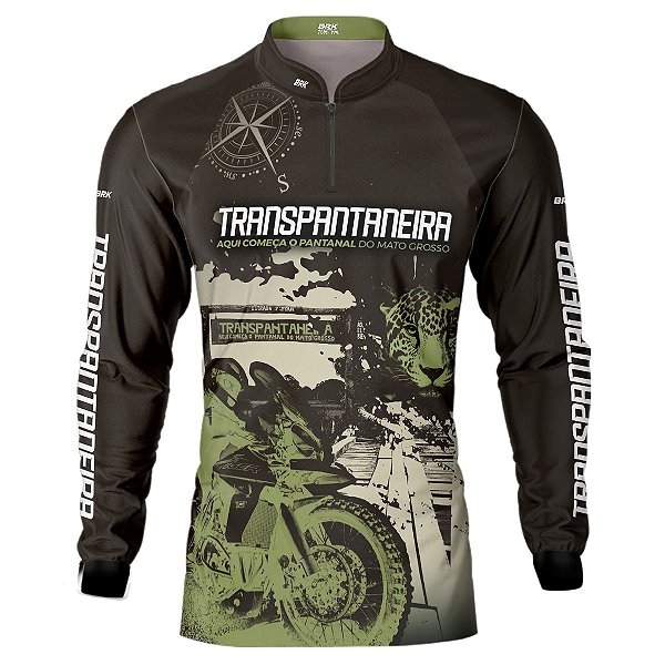 Camisa Motociclista BRK Transpantaneira Moto com UV50 +