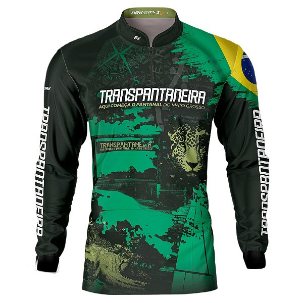 Camisa Motociclista BRK Estrada Transpantaneira com UV50 +