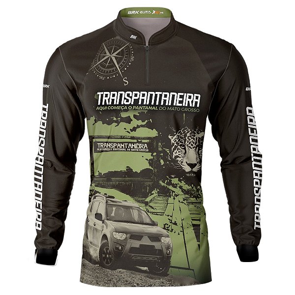 Camisa de Expedição BRK Transpantaneira Triton Off Road com Proteção Solar UV50 +