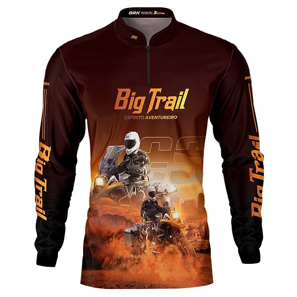 Camisa Motociclismo BRK R 1200 GS Premium Vermelha com UV50+