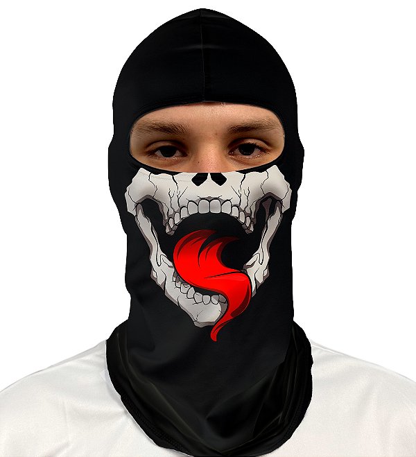 Balaclava Tubeneck Brk Caveira Lingua com UV50+
