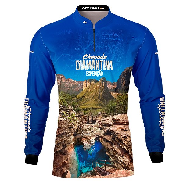 Camisa Motociclismo BRK Expedição Chapada Diamantina Com UV50+