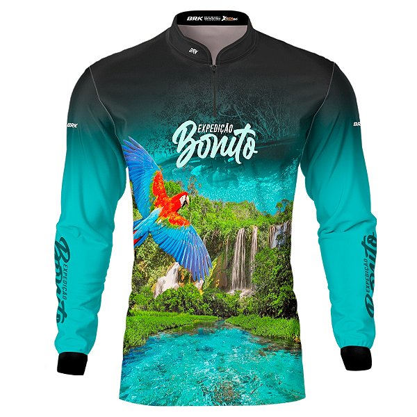 Camisa Motociclismo BRK Expedição Bonito Com UV50+
