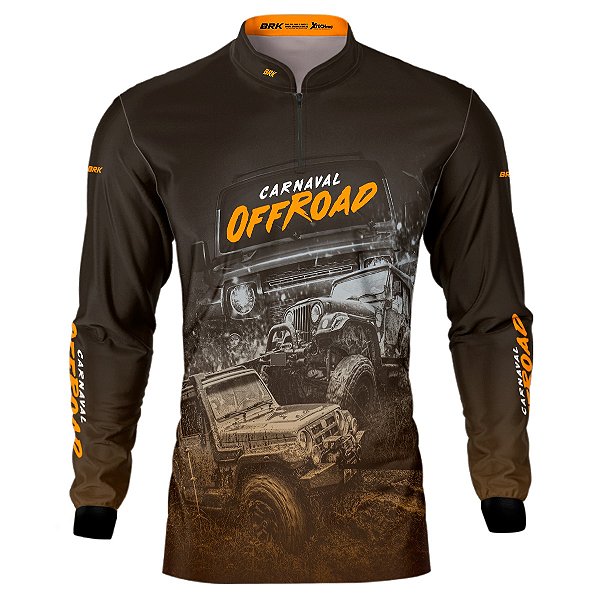 Camisa de Expedição BRK Carnaval Off-Road Com Proteção Solar UV50 +