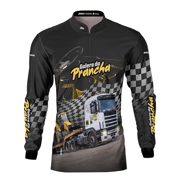 Camisa de Caminhão BRK para Caminhoneiro Carreta Galera da Prancha com Proteção Solar UV50+