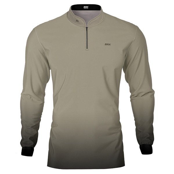 Camisa BRK Unissex Basic Areia com UV50 +