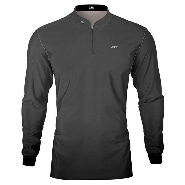 Camisa Brk Unissex Basic Cinza com UV50+